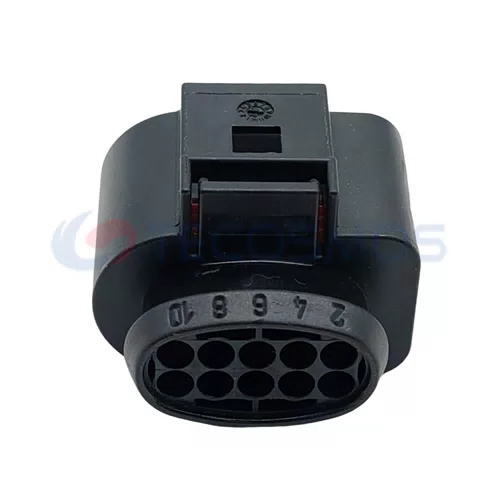 Auto Parts Electric Right Side Door Latch Connector for Audi Volkswagen Jetta 10-pin Female 1J0973715 - image 4